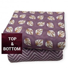 Jaipur cotton material with Mauve taupe print