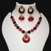 Red & black silk thread jewellery