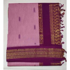 Kalyani cotton in Pink & Plum