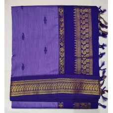 Kalyani cotton in purple & violet