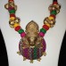 Multi-coloured khan fabric jewellery