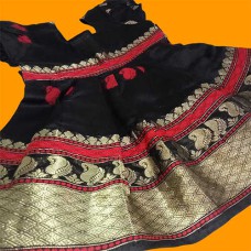 Black traditional frock for Baby Girl