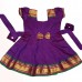 Violet paithani border frock