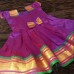 Violet paithani border frock