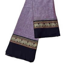 Narayanpet saree in Mauve colour