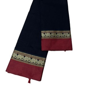 Narayanpet saree in black colour