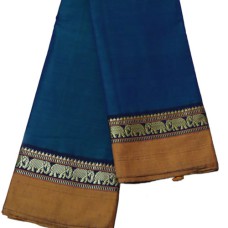 Narayanpet saree in Turquoise colour