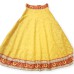 Women Yellow Cotton Chanderi skirt