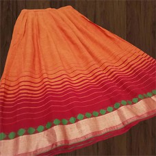 Rust colour Ethnic long skirt for women