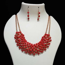 Western Jewellery with red beads