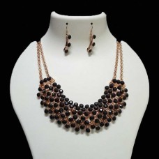 Trendy western jewellery with black beads
