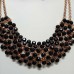 Trendy western jewellery with black beads