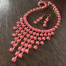 Western Jewellery with matt coral stones